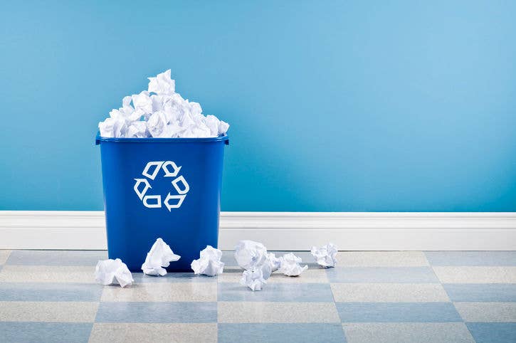 Veilige papierrecycling
