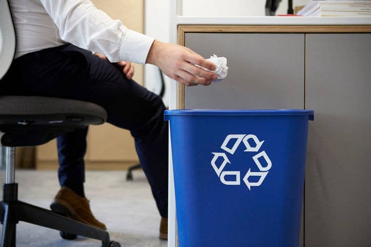 Secure paper recycling